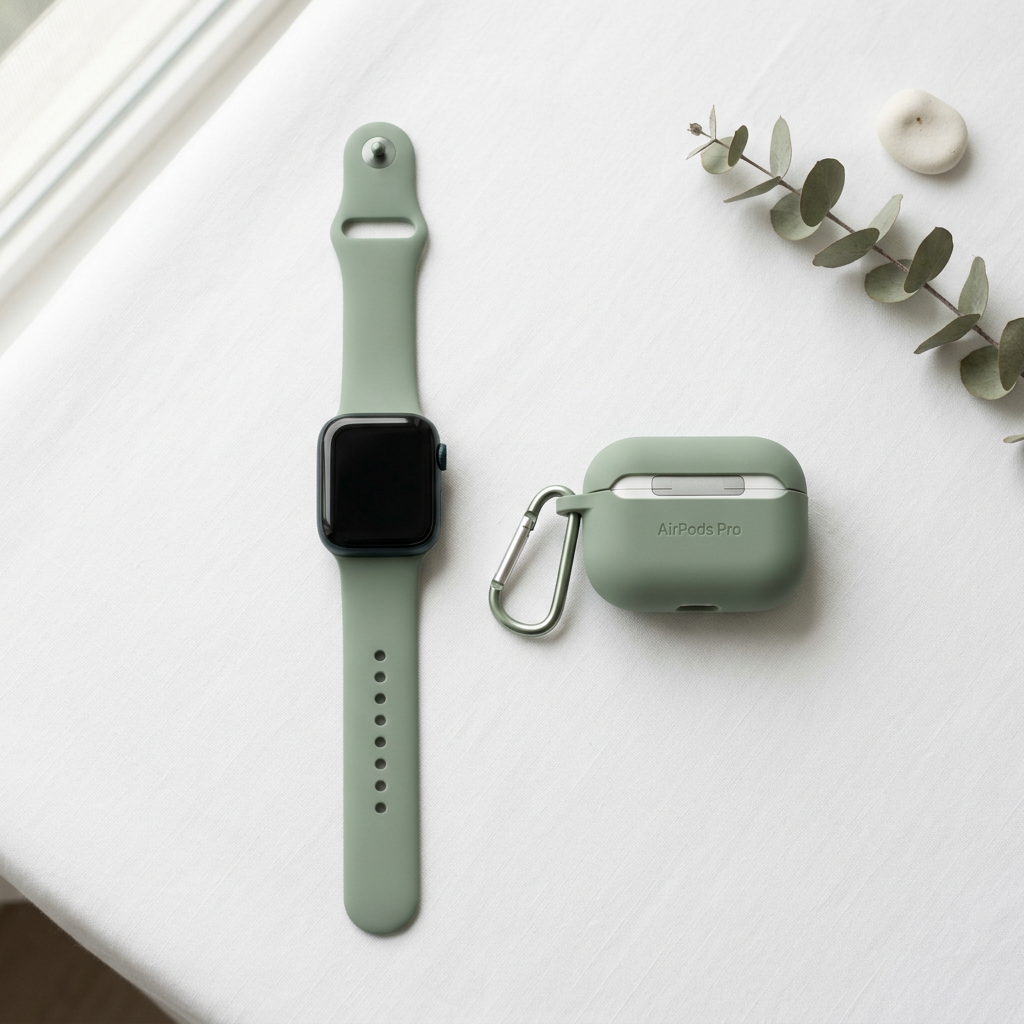 Apple Watch Strap and AirPods Cover Combo