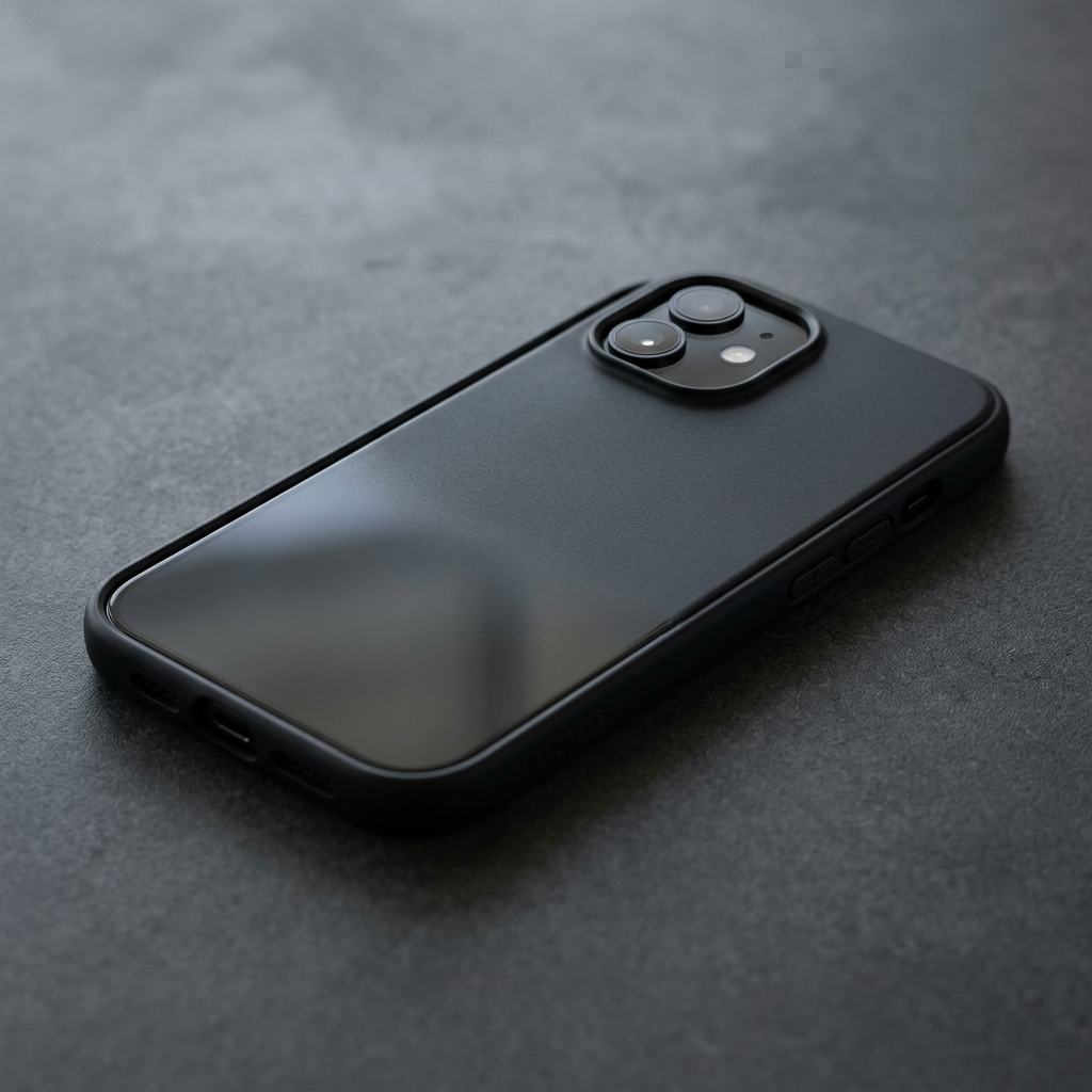 Stealth Matte Black Case for iPhone 16